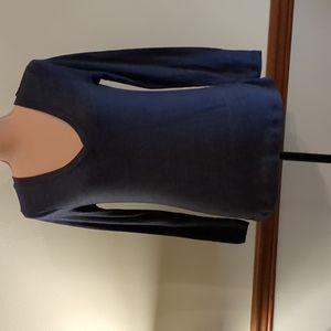 Old Navy heather blue long sleeved shirt in Women's Medium.